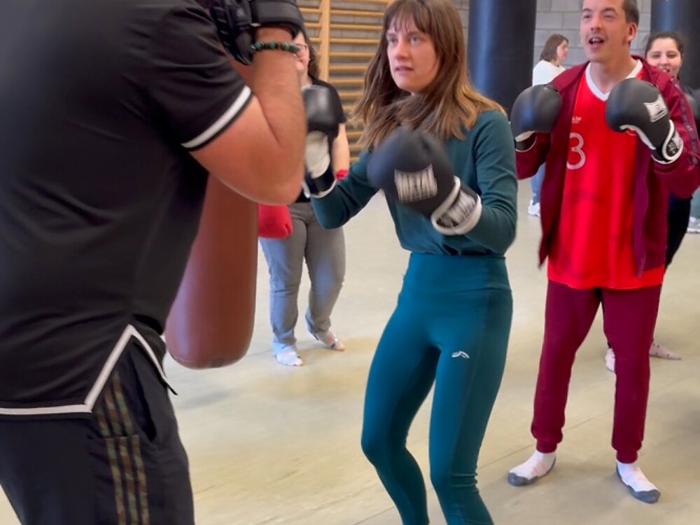 Cours collectif de boxe